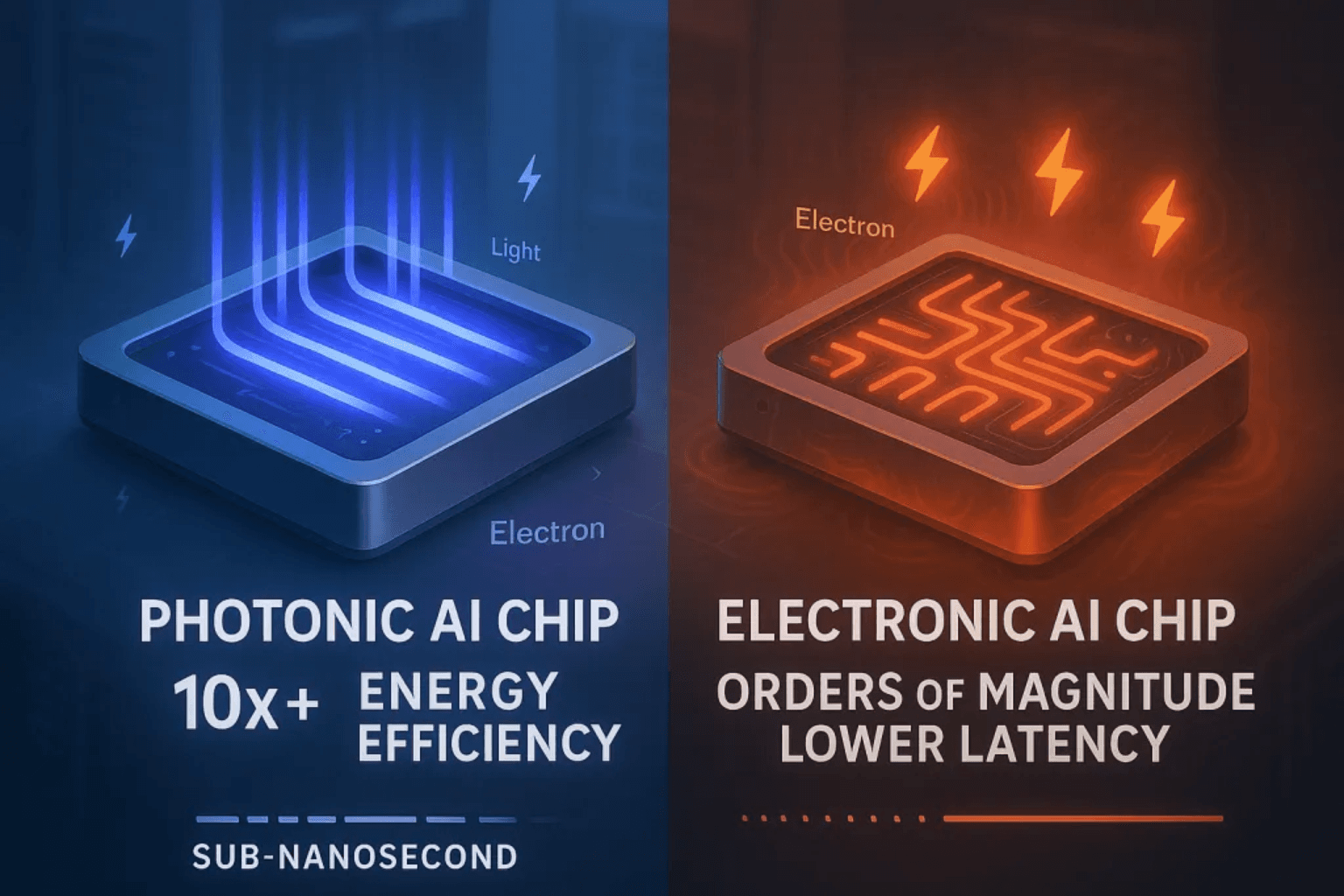 中东首款光子AI芯片量产，能效提升10倍的技术突破